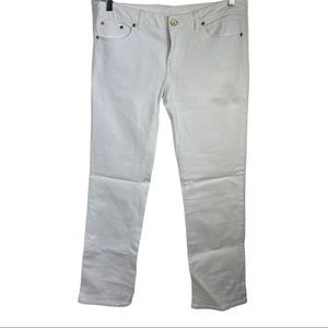 LILLY PULITZER MAIN LINE FIT WHITE JEANS